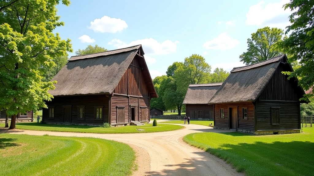 Zervynų etnografinio kaimo sodybos